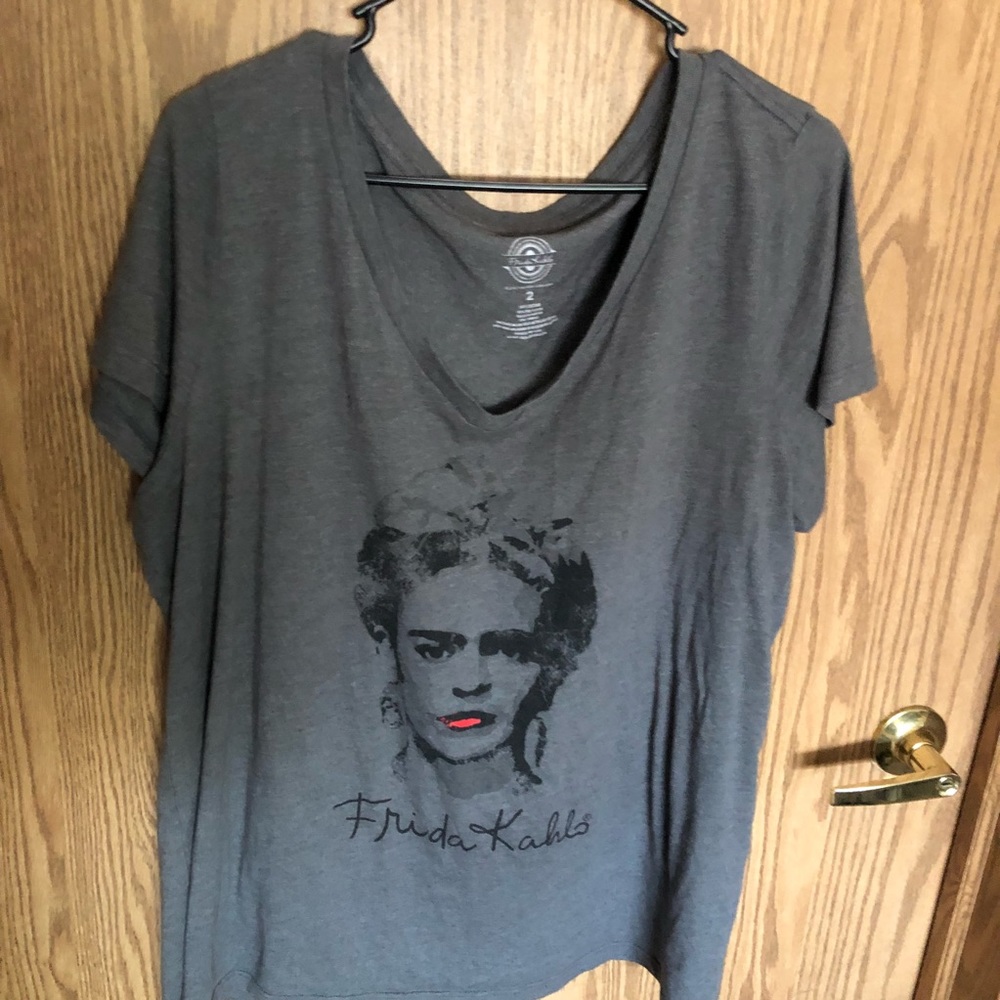 Torrid Frida Kahlo v-neck shirt